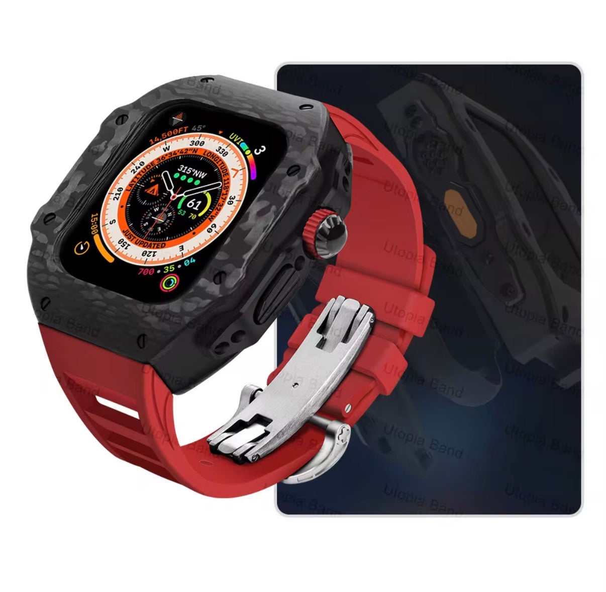 Carbon Fiber Apple Watch Case