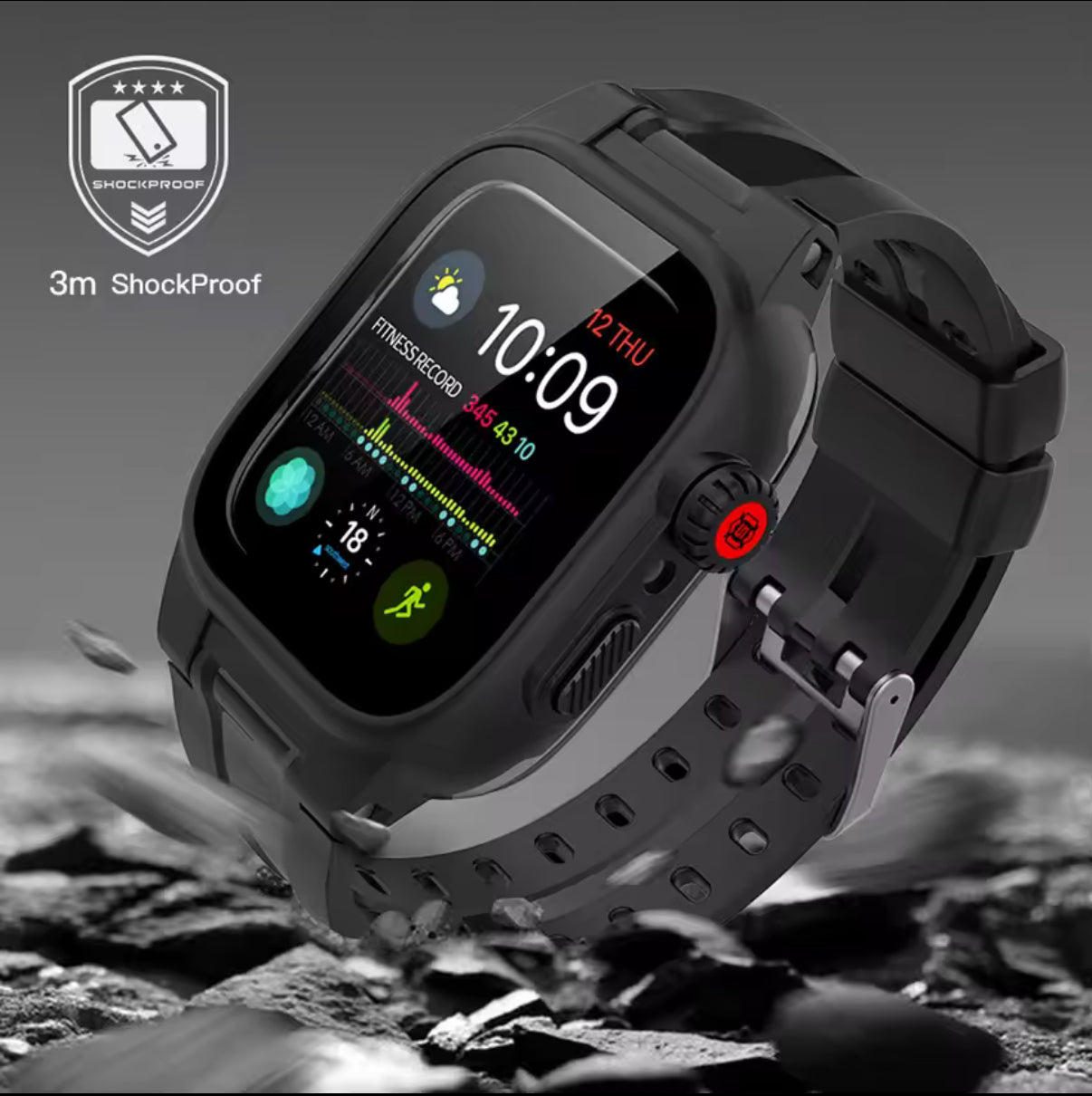 ShellBox - KREW IP68 Waterproof Case For Apple Watch