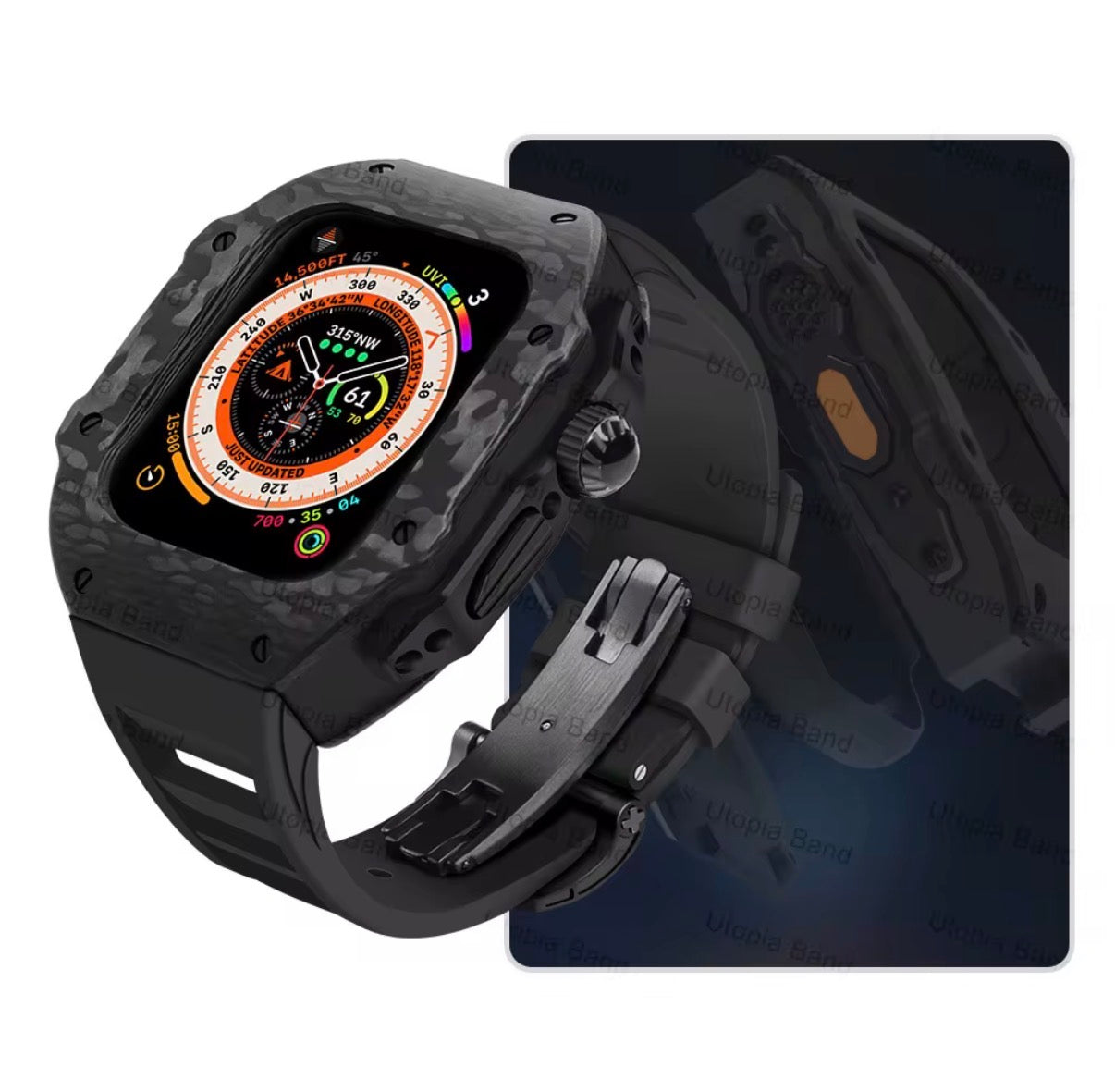 Carbon Fiber Apple Watch Case