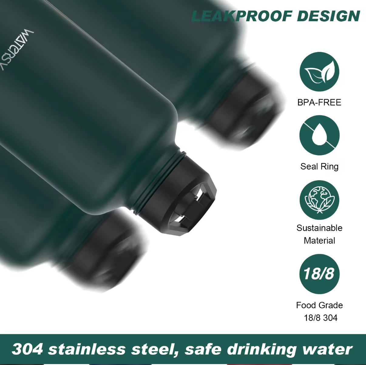 950ml Stainless Steel Thermos Bottle