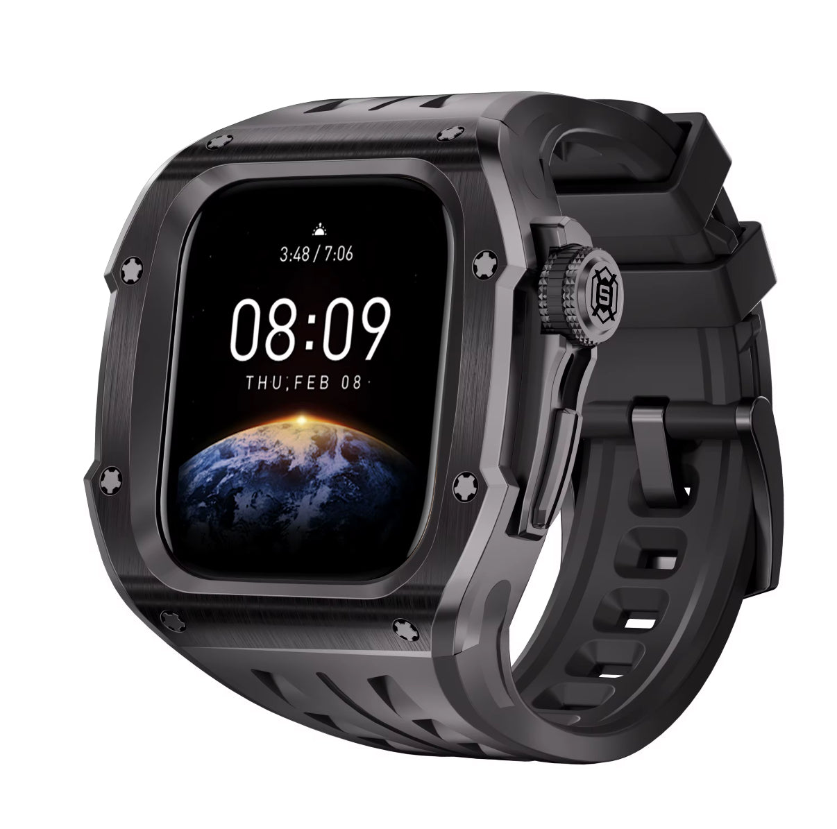 Rugged Stainless Steel Apple Watch Case – Series 10 (46mm)