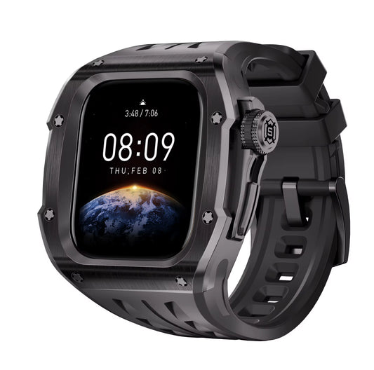 Rugged Stainless Steel Apple Watch Case – Series 10 (46mm)